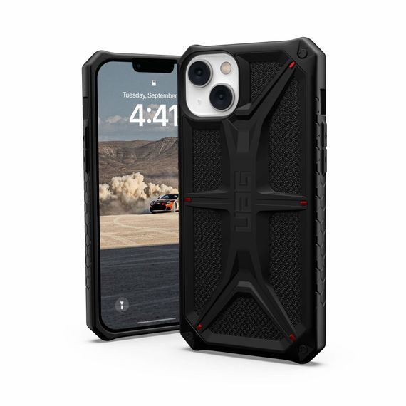 Чохол UAG для Apple iPhone 14 Plus Monarch, Kevlar Black (114033113940) | Зображення 1