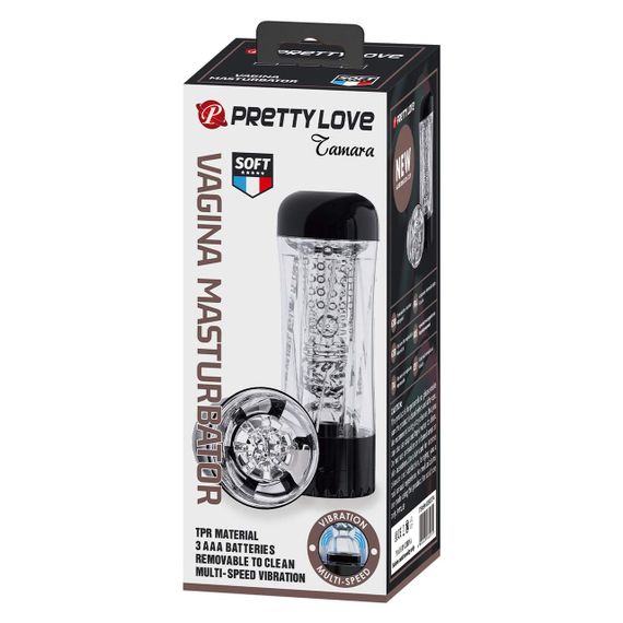 Мастурбатор с вибро PRETTY LOVE TAMARA, Vibration, TPR ABS sexstyle | Зображення 9