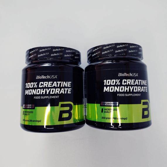 Креатин Моногидрат 100 % Creatine Monohydrate BioTechUSA 300 г | Зображення 1