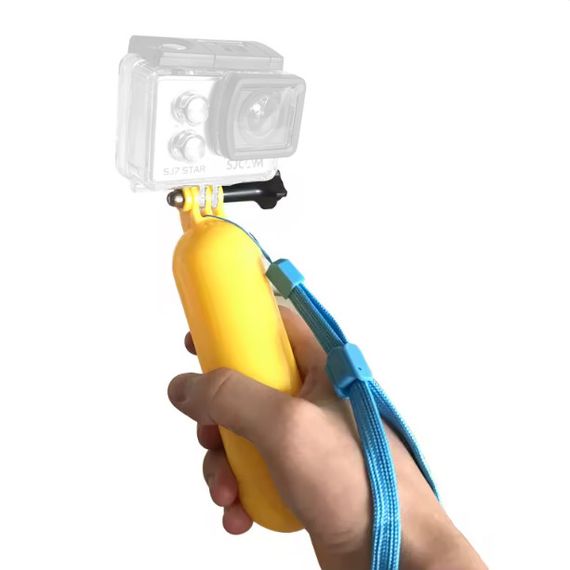 Ручка-поплавок для екшн-камер GoPro SJCAM XIAOMI FLOATING GRIP жовтий (2845103183) ff | Зображення 2