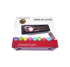 Автомагнитола 1DIN MP3-6317BT RGB/Bluetooth черный (MP3-6317BT_526)