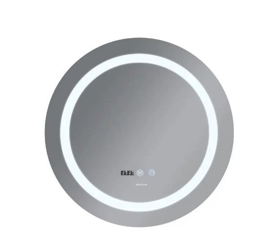 Дзеркало Mixxus PLAIN MC02-60-CASE з LED Touch, Anti-fog, димером, рег. яскравості, годинником (MI6661) | Зображення 3