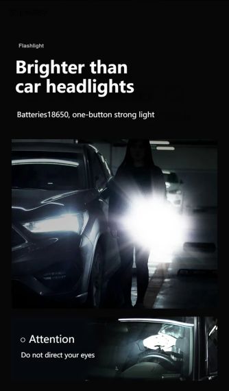 Професійний LED ліхтарик Philips 1236 з високою яскравістю | Зображення 6