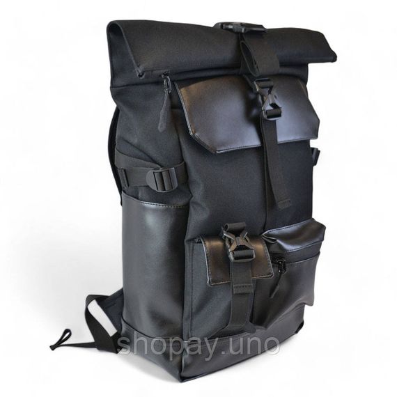 Рюкзак Rolltop чоловічий жіночий для подорожей і ноутбука , Ролтоп великий для міста | Зображення 4