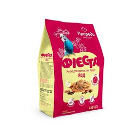 Корм Природа Фієста Йод для хвилястих папуг 600 г