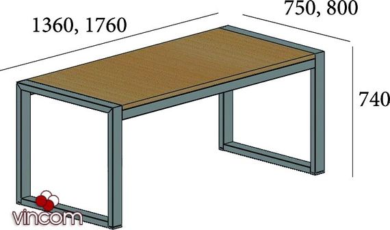 Стол Metall-design Спот | Зображення 1