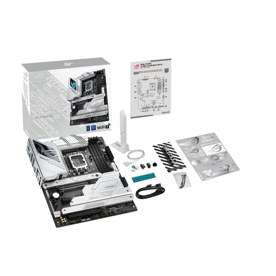 Материнcька плата ASUS ROG STRIX Z790-A GAMING WIFI II s1700 Z790 4xDDR5 M.2 HDMI DP Wi-Fi BT ATX білий 90MB1FN0-M0EAY0 | Зображення 1