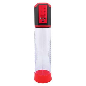 Автоматична вакуумна помпа Men Powerup Passion Enlargement system Red, перезаряджувана, 5 режимів Sex Aura