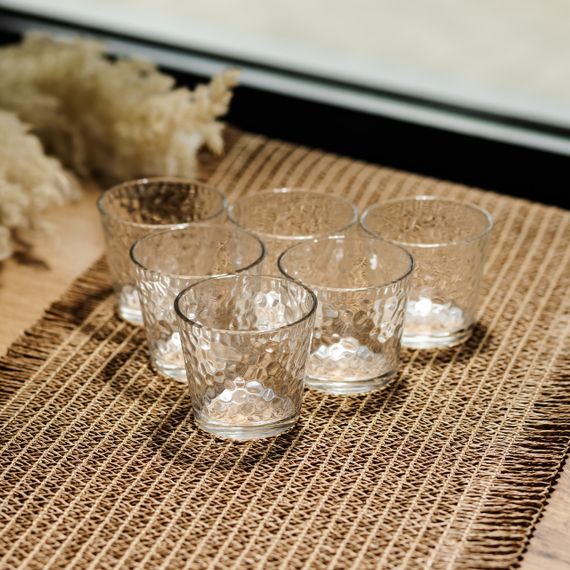 Набір склянок для напоїв Textured Tumbler 6 штук по 140 мл HP-17-17 | Зображення 1