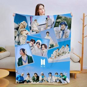 Плед 3D новогодний Зимний BTS №1 3181_C 14463 80х100 см