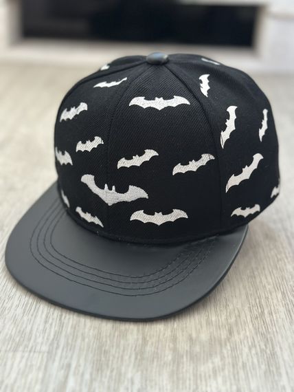 Кепка детская (Snapback) снепбек Чорно-білий Бетмен Batman 50-54р (2238)