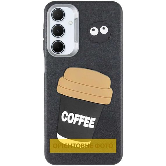 Чохол TPU Leather Toys для Xiaomi Redmi 15 4G (Global) / 5G Coffee / Black