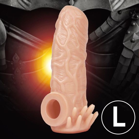 Насадка на член Kokos Nude Sleeve NS 005 L Sex Aura | Зображення 2