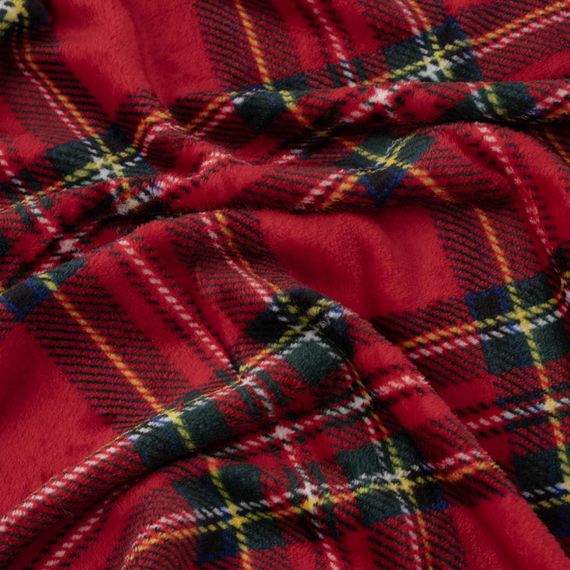 Плед Ardesto Christmas Flannel 160х200см, 100% поліестер, клітинка, червоний (ART0133PB) | Зображення 3