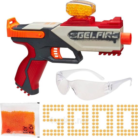 Бластер NERF Gelfire Legion Blaster Пістолет Нерф Про Гельфайр Легіон кульки орбізи Оригінал Hasbro | Зображення 1