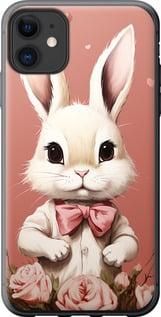 Чохол на iPhone 11 Зайчик із пластику FCh_005607
