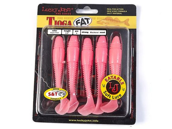 Виброхвост 3,9" LJ Лаки Джон Tioga Fat 140146-F05 | Зображення 1