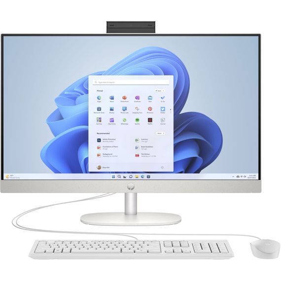 Комп&#039;ютер HP 27-cr0029ua AiO / Ryzen7 7730U, 16, 512, WiFi, Cam, K&M (A1QX9EA)