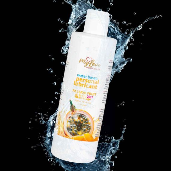 2в1 лубрикант та масажний гель - MyLove Aroma Series Intim&Massage Passion Fruit, 300 мл Sex Aura | Зображення 3