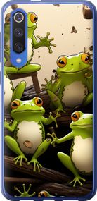 Чехол на Xiaomi Mi 9 SE Жабки "5656u-1674-17620"