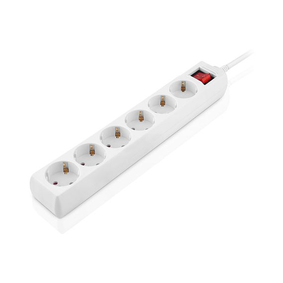Мережевий фільтр живлення REAL-EL RS-6 Protect M 3m, white (EL122300033) | Зображення 5