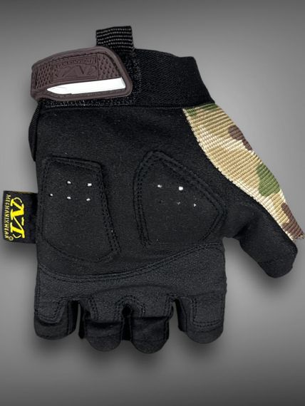 Тактические перчатки Mechanix M-Pact мультикам,военные защитные беспалые перчатки L | Зображення 1