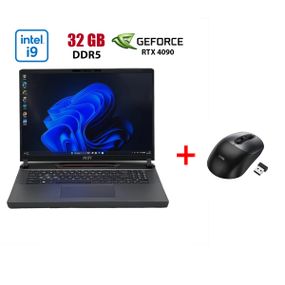 Ігровий ноутбук Б-клас MSI Raider GE78HX 13VI-086US / 17.3" (2560x1600) IPS / Intel Core i9-13950HX (24 (32) ядра по 2.2 - 5.5 GHz) / 32 GB DDR5 / 960 GB SSD / nVidia GeForce RTX 4090, 16 GB GDDR6, 256-bit / WebCam б/в + Подарунок Миша HOCO GM28