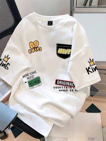 Футболка жіноча з принтом повсякденна XL Білий