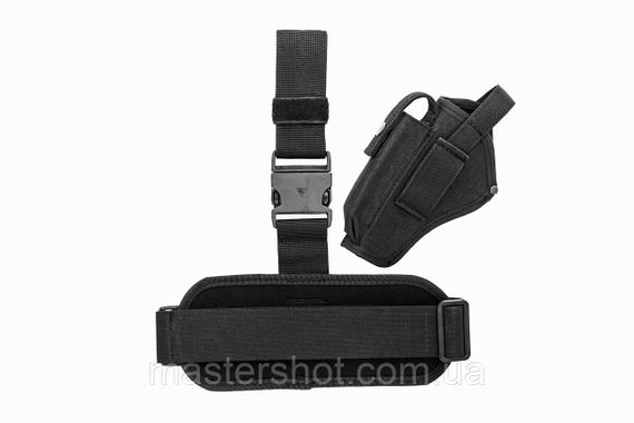 Кобура на Стегно,ногу АПС Автоматичний пістолет Стечкіна з чохлом під магазин чорна MS | Зображення 1