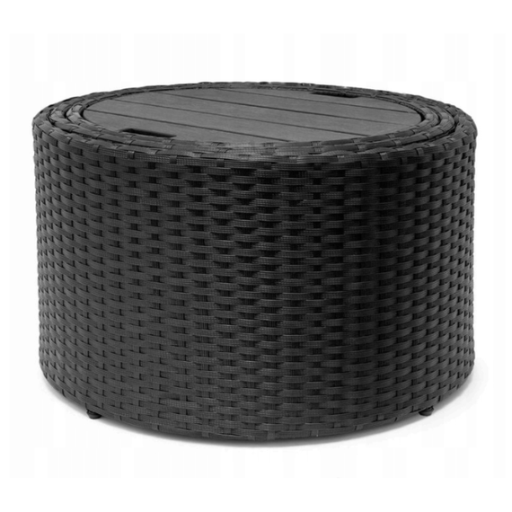 Садові меблі Outtec Round Lounge Chairs чорно-графітові | Зображення 5