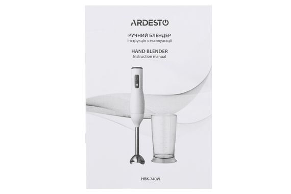 Блендер ручний Ardesto HBK білий (HBK-740W) | Зображення 6
