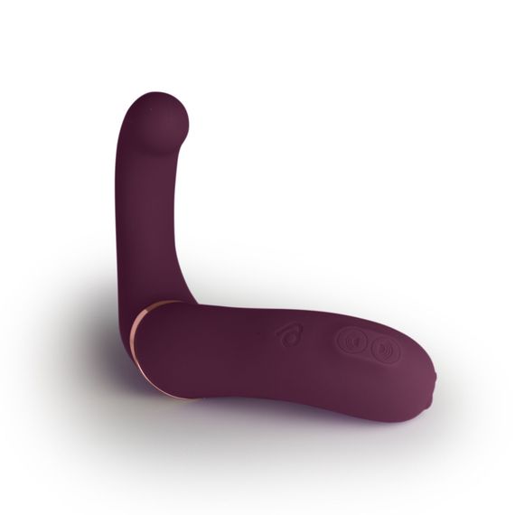 Вібратор Rocks Off Gemini Burgundy | Зображення 3