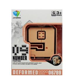 Трансформер-цифра 788-72 Y "Deformed Gogo Series", цена за 1 штуку, в коробке (6976442211196) Вид 9