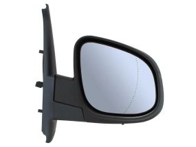 Renault Kangoo (від 2013-) праве електричне зовнішнє чорне дзеркало в зборі з підігрівом без датчика t на 5 контактів, Рено Кенго