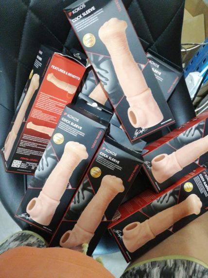 Насадка на член Kokos Cock Sleeve CS 012 L (м'яте паковання!!!) Sex Aura | Зображення 1