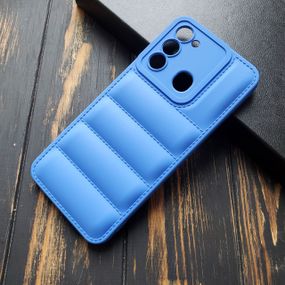 Чохол силіконовий Down Jacket для Tecno Spark Go 2022 / 8C колір Синій