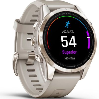 Смарт-часы Garmin EPIX PRO (g2), 42mm, Saph, Soft Gold SS, Lt. Sand, GPS смарт (010-02802-11) | Зображення 2