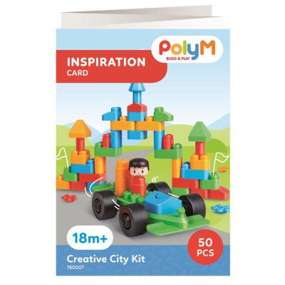 Конструктор PolyM Місто 50 деталей (760007) | Зображення 1