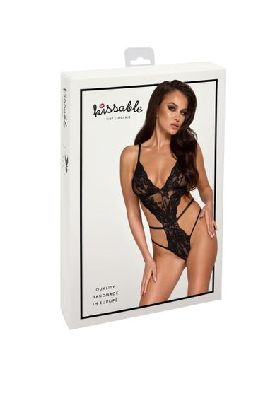 Боди Kissable French Kiss Body Черный L/XL | Зображення 8