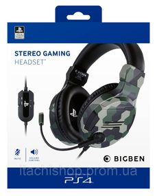Biggen навушники для ps4/ps5 sony camo зелене