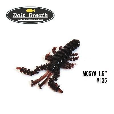 Силиконовая приманка, Съедобный силикон Bait Breath U30 Mosya 1,5" (14 шт.) (#135 Cola Color)