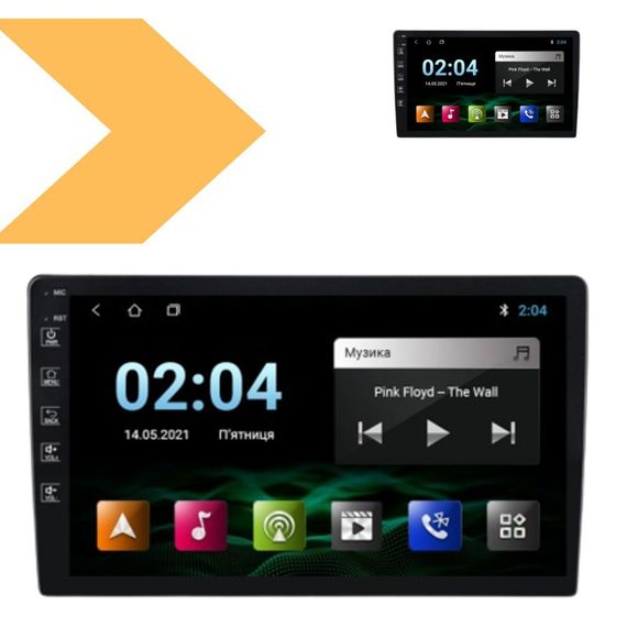 Магнітола для авто IPS-9 4+32GB SIM-IPS Carplein чорний XPRO (40581-7862_7169) | Зображення 1