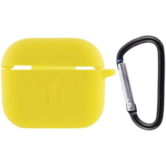 Силіконовий футляр для навушників AirPods 3 Жовтий/Neon Yellow