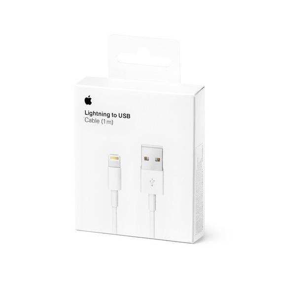 Кабель Apple USB — Lightning 1 м-білий