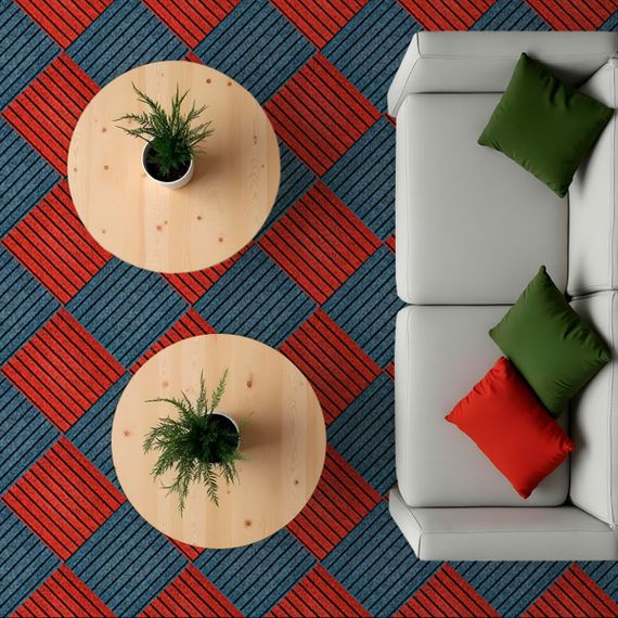 Самоклеюча плитка під ковролін 300х300х4,5мм SW-00002484 | Зображення 6