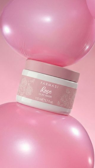 Очищуюча глиняна маска з трояндою Farmasi 110 мл | Зображення 3