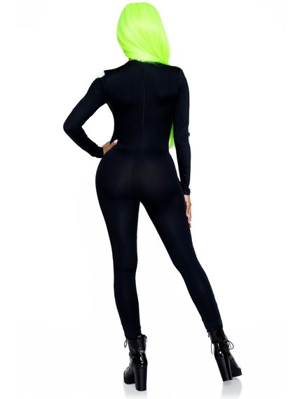 Костюм скелета, світиться у темряві Leg Avenue Womens Skeleton Bodysuit Halloween, розмір S | Зображення 3