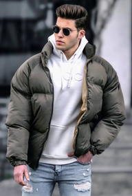 Куртка-пуховик Исландия хаки S L