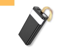 Павербанк зовнішній акумулятор XPRO BJ18 20000 mAh з індикацією зарядки та ліхтариком чорний (32442-01)