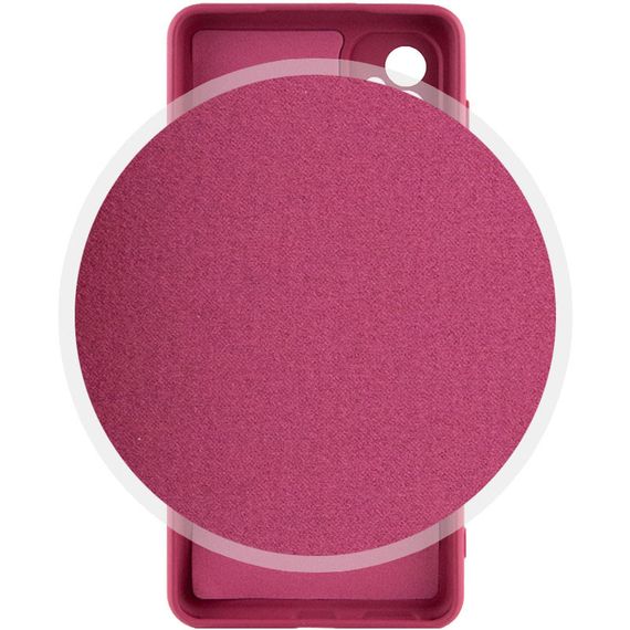 Чехол Silicone Cover Lakshmi Full Camera (A) для Samsung Galaxy M34 5G Бордовый / Marsala | Зображення 2